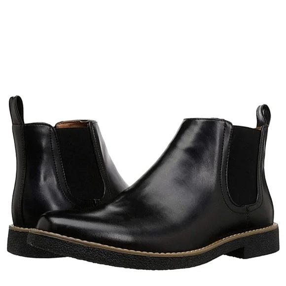 New w/o Box Men's Deer Stags Rockland Vegan Leather Chelsea Boots Size 11.5 - Picture 10 of 10